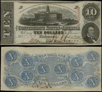 10 dolarów 1863, drobne przybrudzenia papieru, z