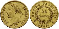 20 franków 1809/A, Au 6.42 g