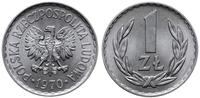 1 złoty 1970, Warszawa, piękne, Parchimowicz 213