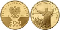 200 złotych 1998, Jan Paweł II, złoto 15.55 g