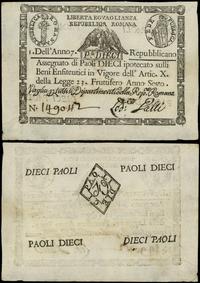 10 paoli 1798-1799, numeracja 149042, piękne, Pi