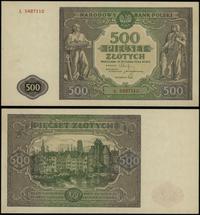 500 złotych 15.01.1946, seria L 5487110, rzadkie