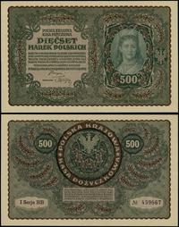 500 marek polskich 23.08.1919, seria I-BB 459667