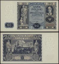 20 złotych 11.11.1936, seria AE 4582095, małe za
