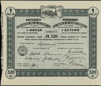 Polska, 1 akcja na 320 złotych, 1929