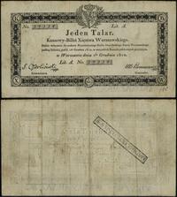 1 talar 1.12.1810, podpis komisarza S. Ossolińsk