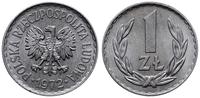 1 złoty 1972, Warszawa, piękny, Parchimowicz 213