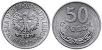 50 groszy 1957, Warszawa, Parchimowicz 210a