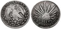 2 reale 1826, Meksyk, srebro 6.55 g, ciemna paty