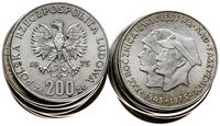 Polska, zestaw: 25 x 200 złotych, 1975