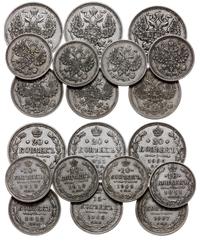 zestaw 10 monet , Petersburg, nominały: 4 x 10 k