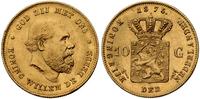 10 guldenów 1875, Utrecht, złoto 6.70 g