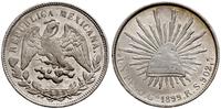 peso 1899 Go. R.S., Guanajuato, srebro 27.21 g, 