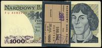 Polska, paczka banknotów 100 x 1.000 złotych, 1.06.1982