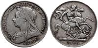 1 korona 1893, Londyn, na rancie LVI, srebro pró