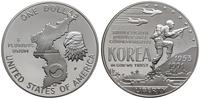 1 dolar 1991 P, Korean War Memorial, srebro prób