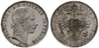 1 floren 1861 A, Wiedeń, moneta czyszczona, Heri