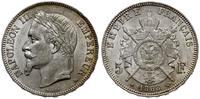5 franków 1868 BB, Strasbourg, popiersie autorst