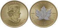 5 dolarów 2015, Ottawa, Liść klonowy, srebro pró