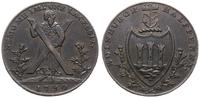 token wartości 1/2 pensa 1790, Edynburg, Aw: Św.