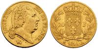 20 franków 1819/A, złoto 6.34 g