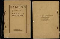 wydawnictwa polskie, Katalog wyrobów Mennicy Państwowej, Warszawa 1935