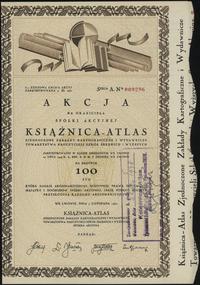 akcja na 100 złotych 7.11.1930, Lwów, numeracja 