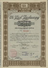 5 % list zastawny na 2.500 złotych 15.12.1936, W
