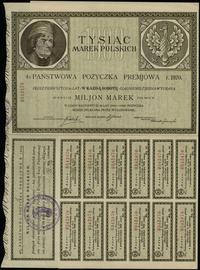 4% Państwowa Pożyczka Premiowa 1920, numeracja 0
