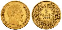 5 franków 1860/ BB, złoto 1.58 g