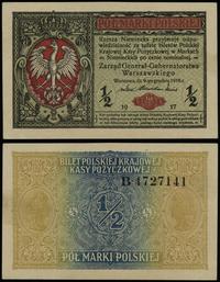 1/2 marki polskiej 9.12.1916, Generał, seria B 4
