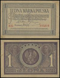 1 marka polska 17.05.1919, seria ICG 235316, zła
