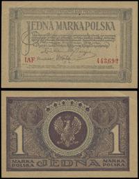 1 marka polska 17.05.1919, seria IAF 443692, zła