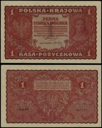 1 marka polska 23.08.1919, seria I-BR 802111, pi