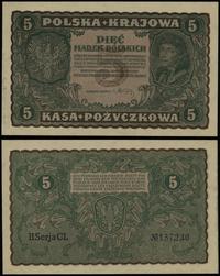 5 marek polskich 23.08.1919, seria II-CL 157230,