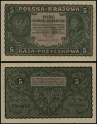 5 marek polskich 23.08.1919, seria II-DZ 528867,