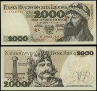 2.000 złotych 1.05.1977, seria B, numeracja 2568