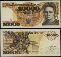 20.000 złotych 1.02.1989, seria W, numeracja 397
