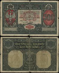 500 marek polskich 15.01.1919, numeracja 039701,