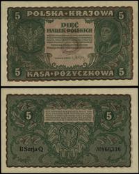5 marek polskich 23.08.1919, seria II-Q, numerac