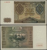 100 złotych 1.08.1941, seria A, numeracja 259472