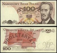 100 złotych 17.05.1976, seria DE, numeracja 2038