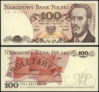 100 złotych 17.05.1976, seria DM, numeracja 1316