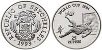 25 rupii 1993, Mundial 1994 w USA, srebro próby 