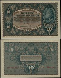 10 marek polskich 23.08.1919, seria II-FA numera