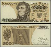 500 złotych 1.06.1982, seria ED, numeracja 04032