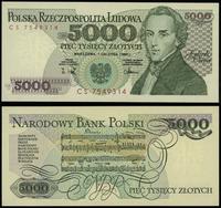 5.000 złotych 1.12.1988, seria CS, numeracja 754