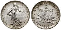 2 franki 1919, Paryż, srebro próby "835" 10.00 g