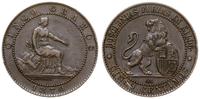 5 centymów 1870 OM, Barcelona, miedź, Cayon 1741