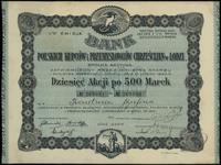 Polska, 10 akcji po 500 marek, 1923